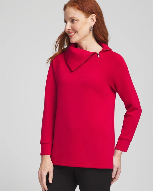Zenergy Scuba Zip Neck Tunic